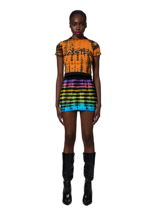 Diamante Orange Baby Tee