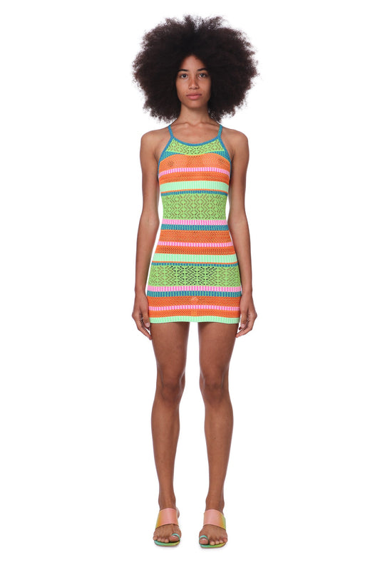 STRIPE MINI DRESS