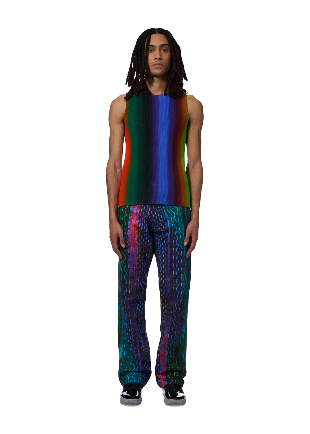 Printed Knit Tank