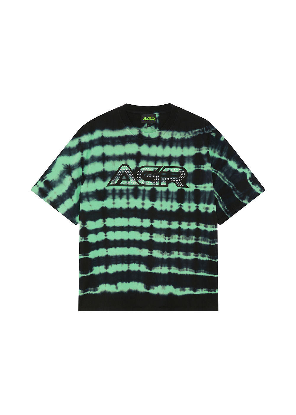 Diamante Green Tie-dye Tee