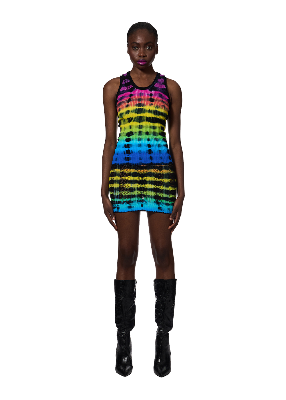 Tie-dye Mini Skirt