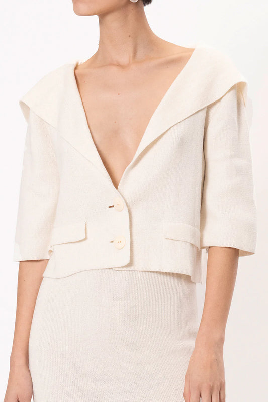 Ann Jacket in Ivory