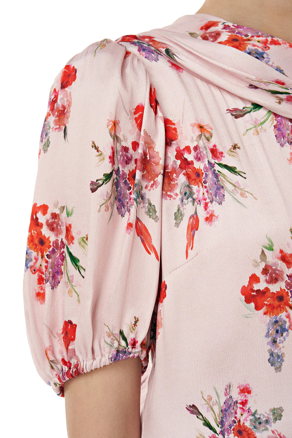Betty Top in Pink Floral
