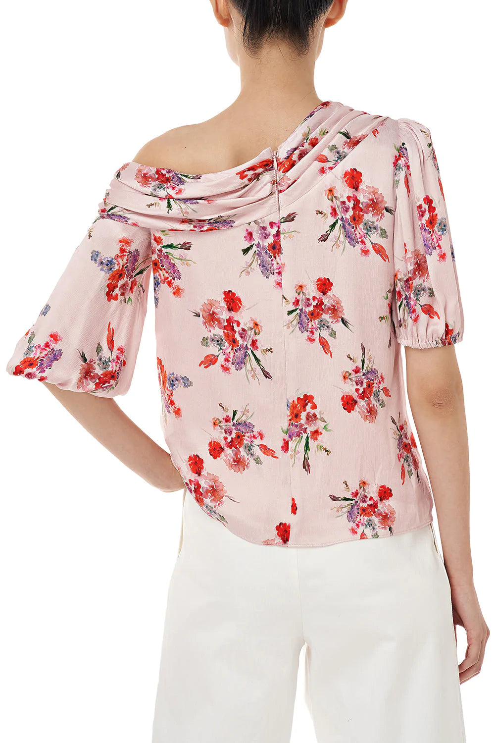 Betty Top in Pink Floral