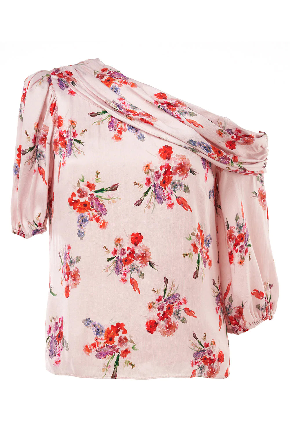 Betty Top in Pink Floral