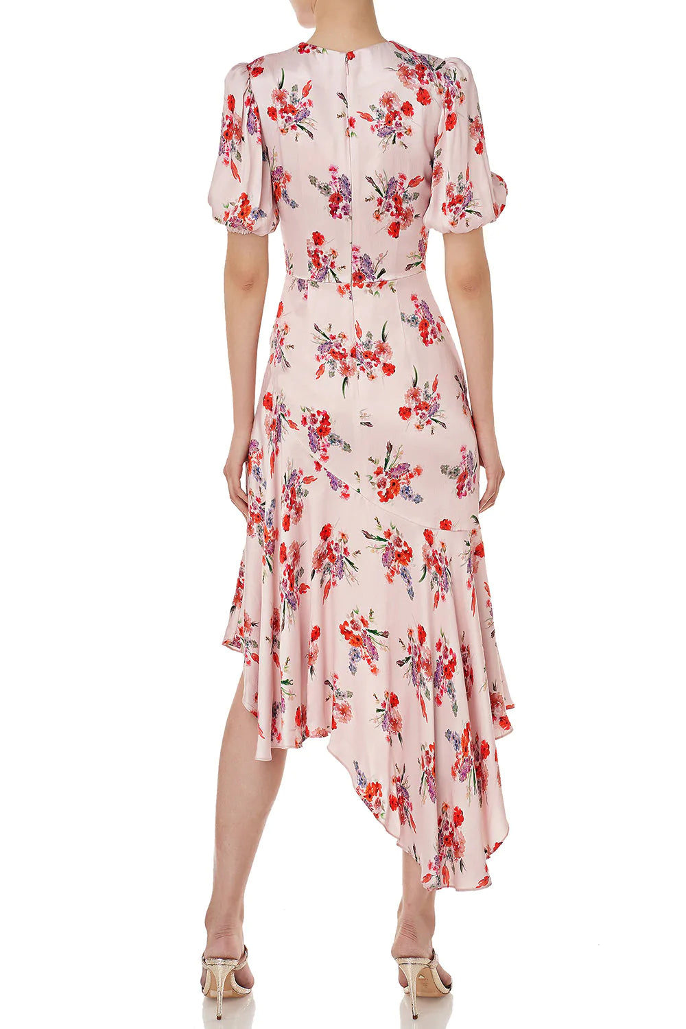 Bettina Dress in Pink Floral