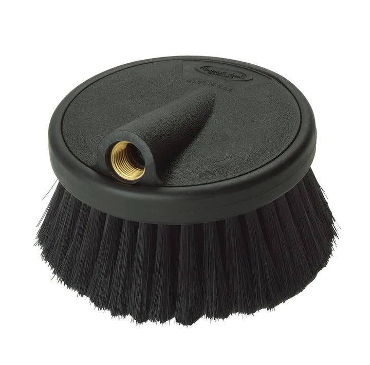 Universal Brush Mfg Co. 90N Rubber Nylon Round Foaming Brush - Black