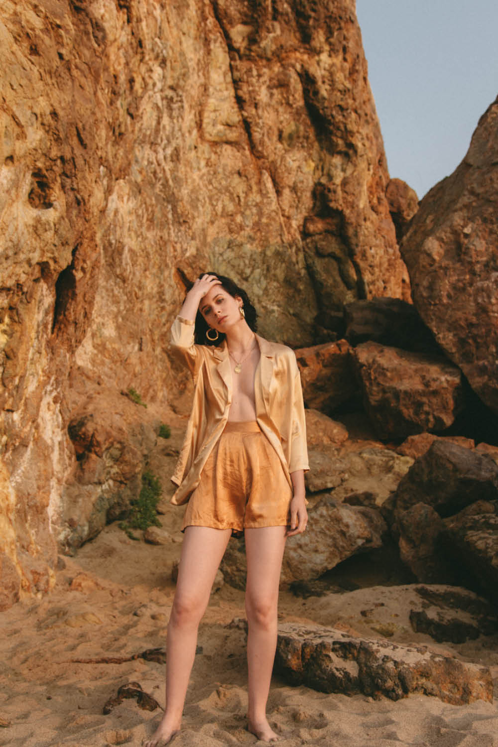 Athena Blazer in Desert Sand