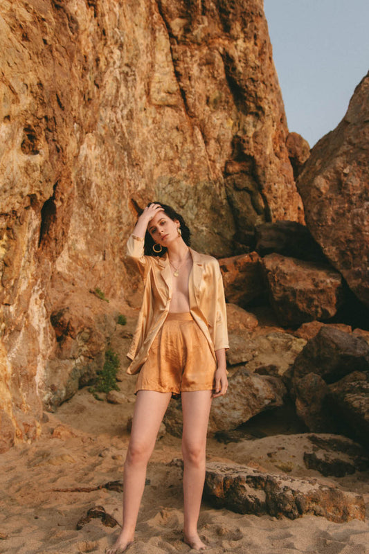 Athena Blazer in Desert Sand
