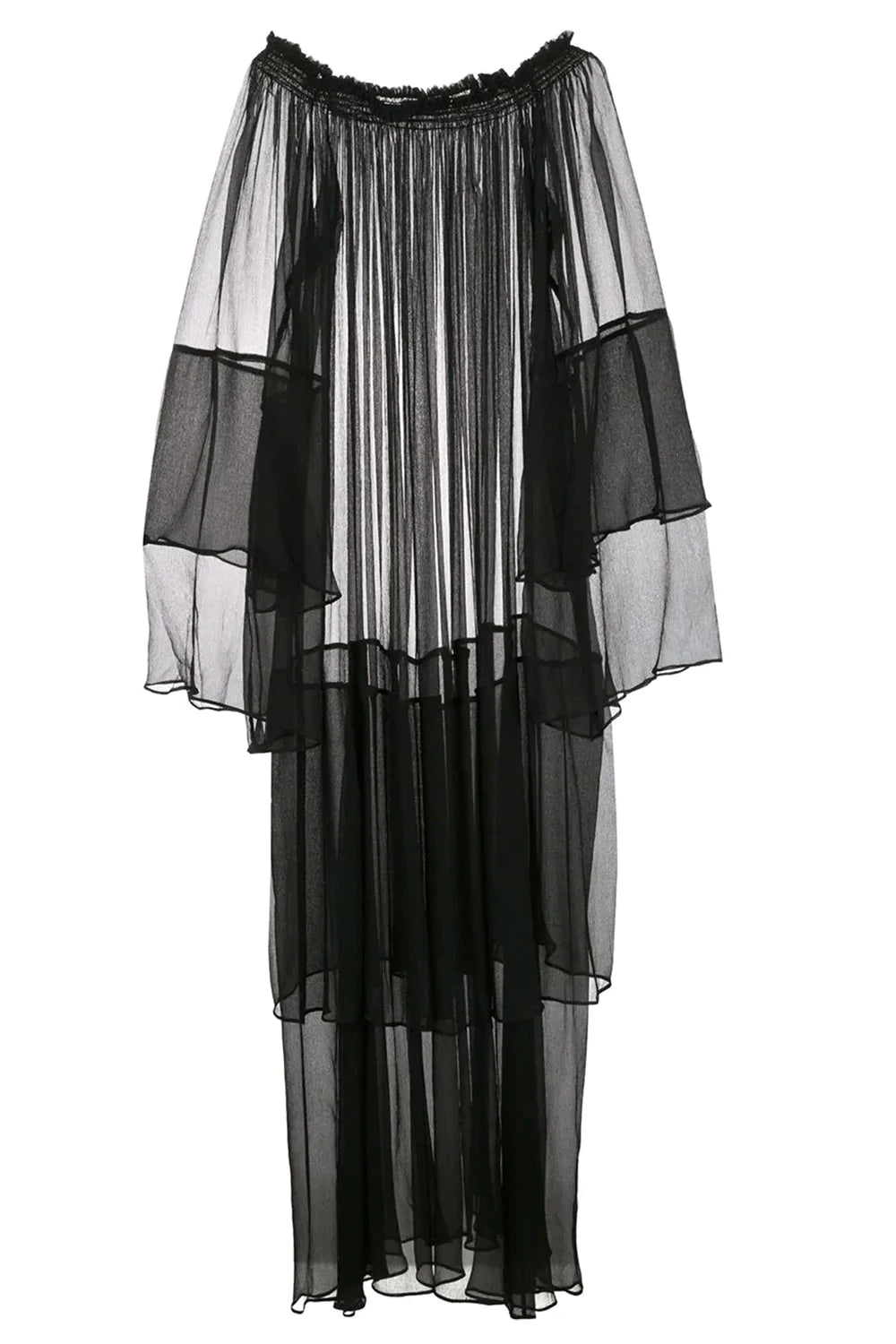 Cascade Dress in Black