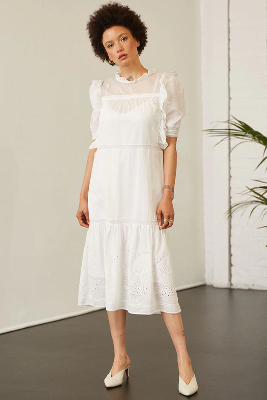 Cecilia Dress in Ivory