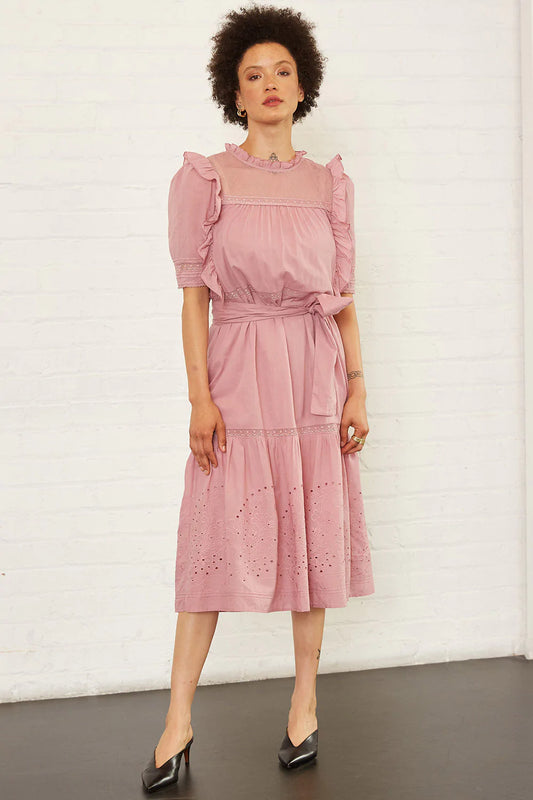 Cecilia Dress in Mauve