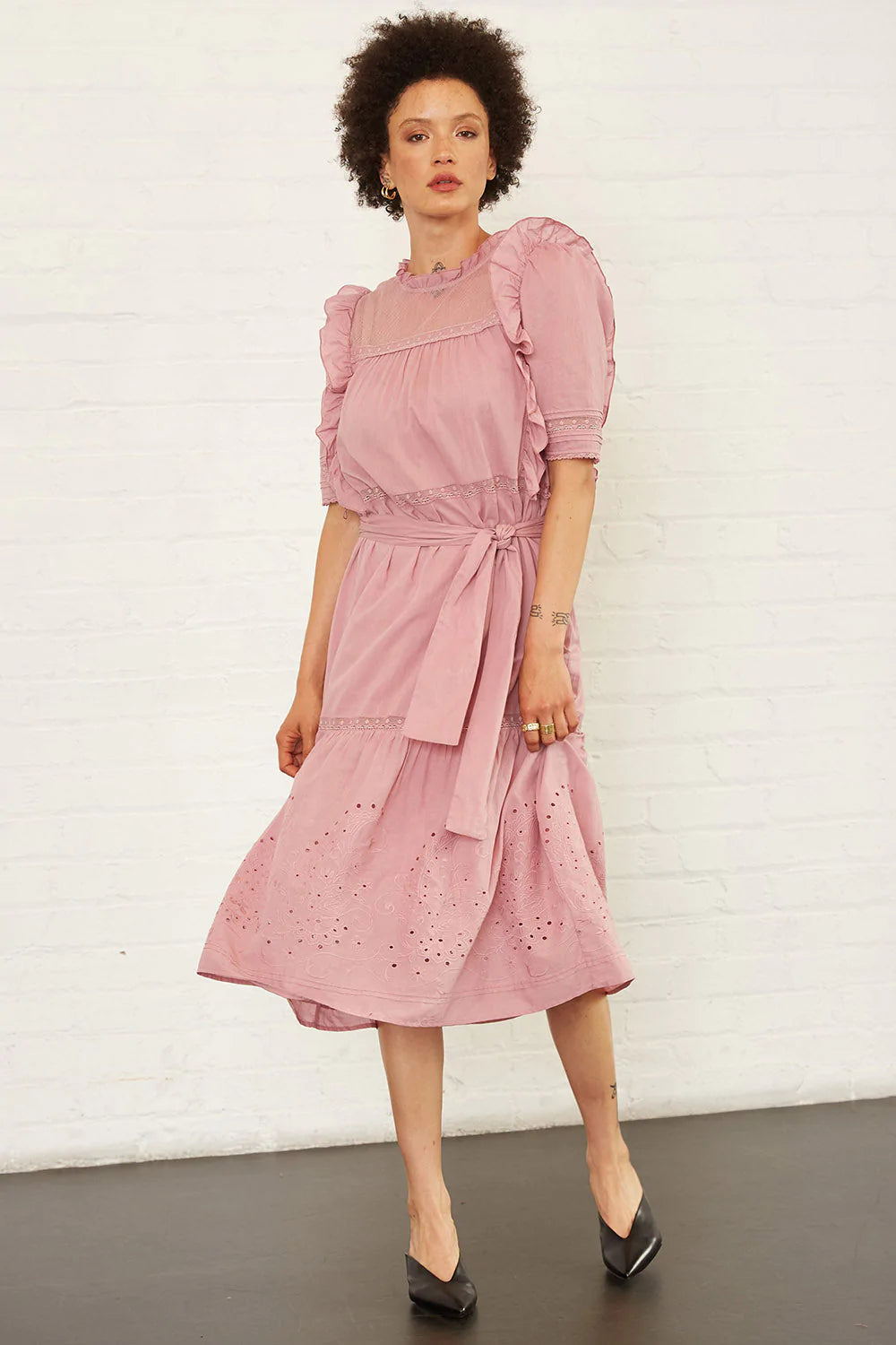 Cecilia Dress in Mauve