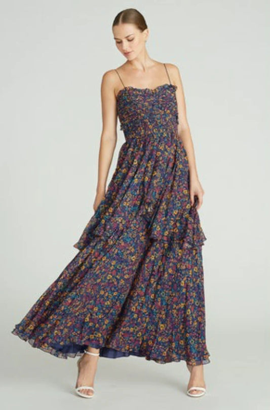 Amur Kiko Dress in Navy Garden Floral