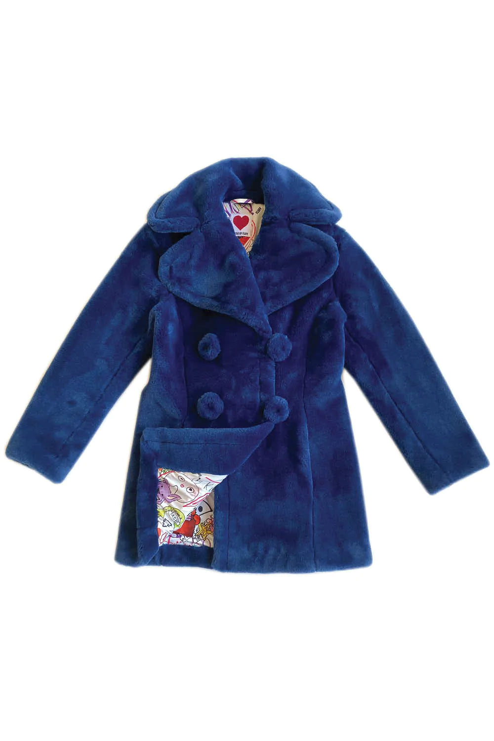 BIOFUR™ "Vintage" Peacoat - Marine Blue
