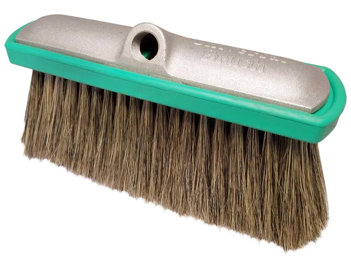 Universal Brush Mfg Co. MSTR-M Monster Rectangle Aluminum Head Foaming Brush - Green