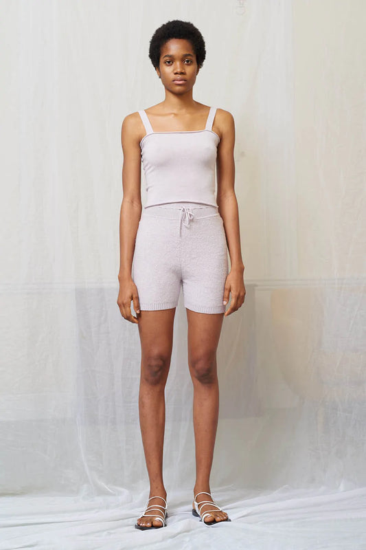 Bike Plush Shorts in Lavender