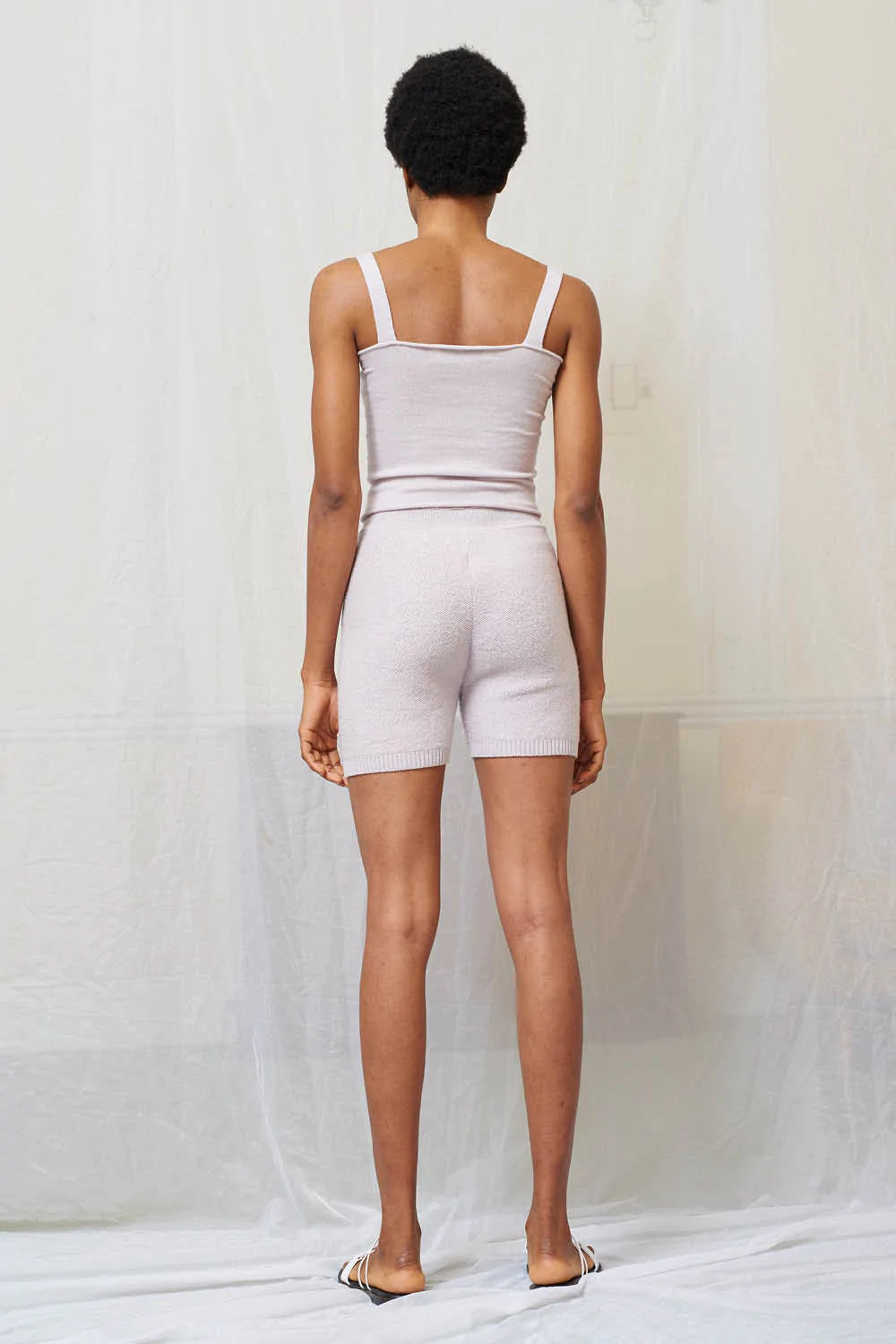Bike Plush Shorts in Lavender