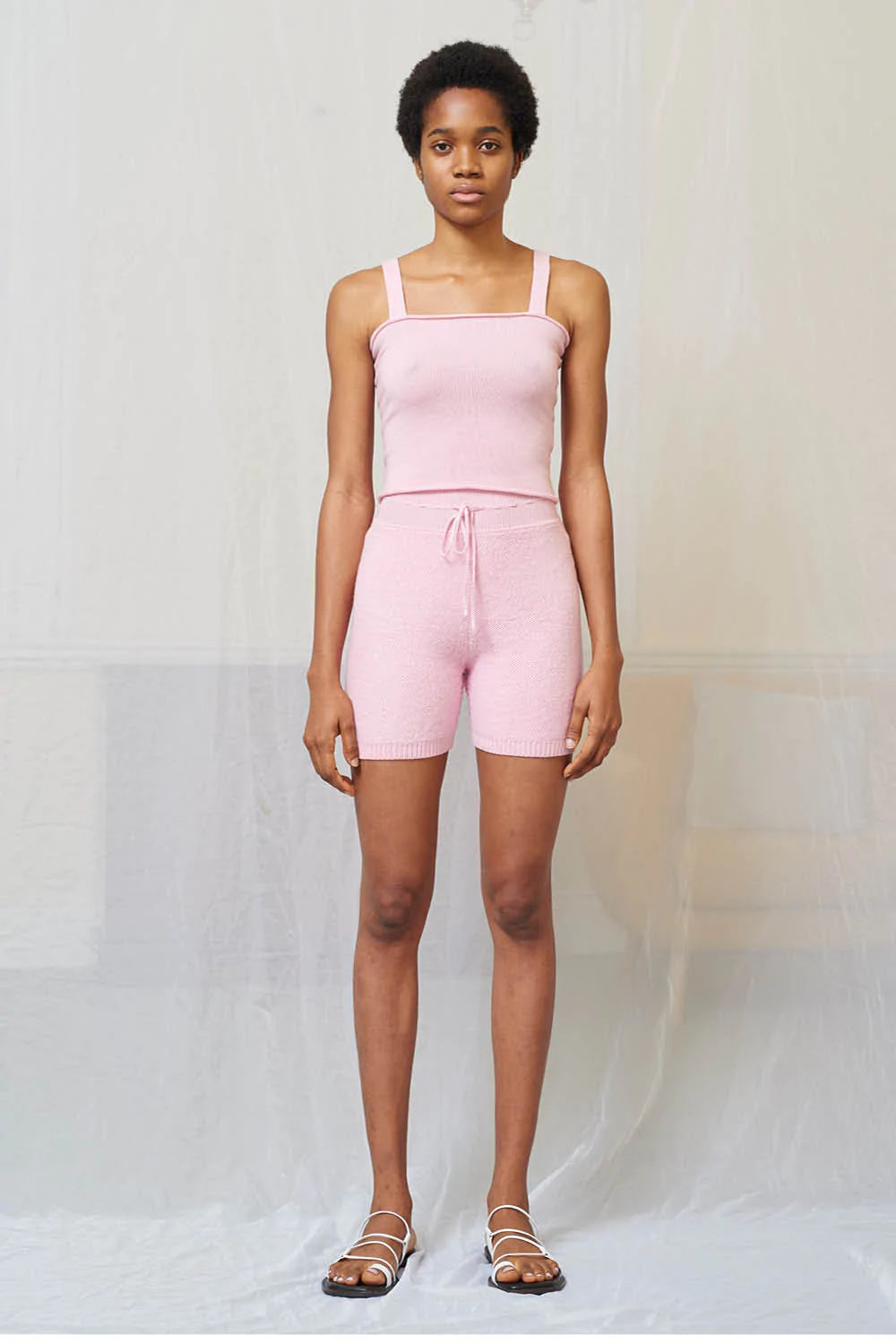 Bike Plush Shorts in Pink