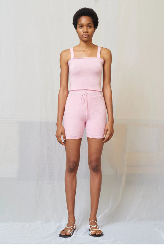 Bike Plush Shorts in Pink