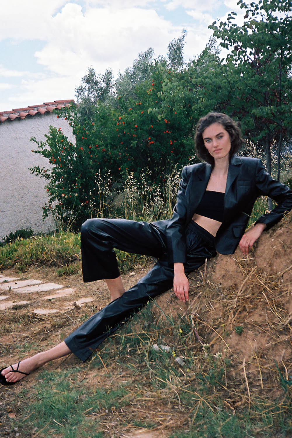 Alyssum Vegan leather Jacket