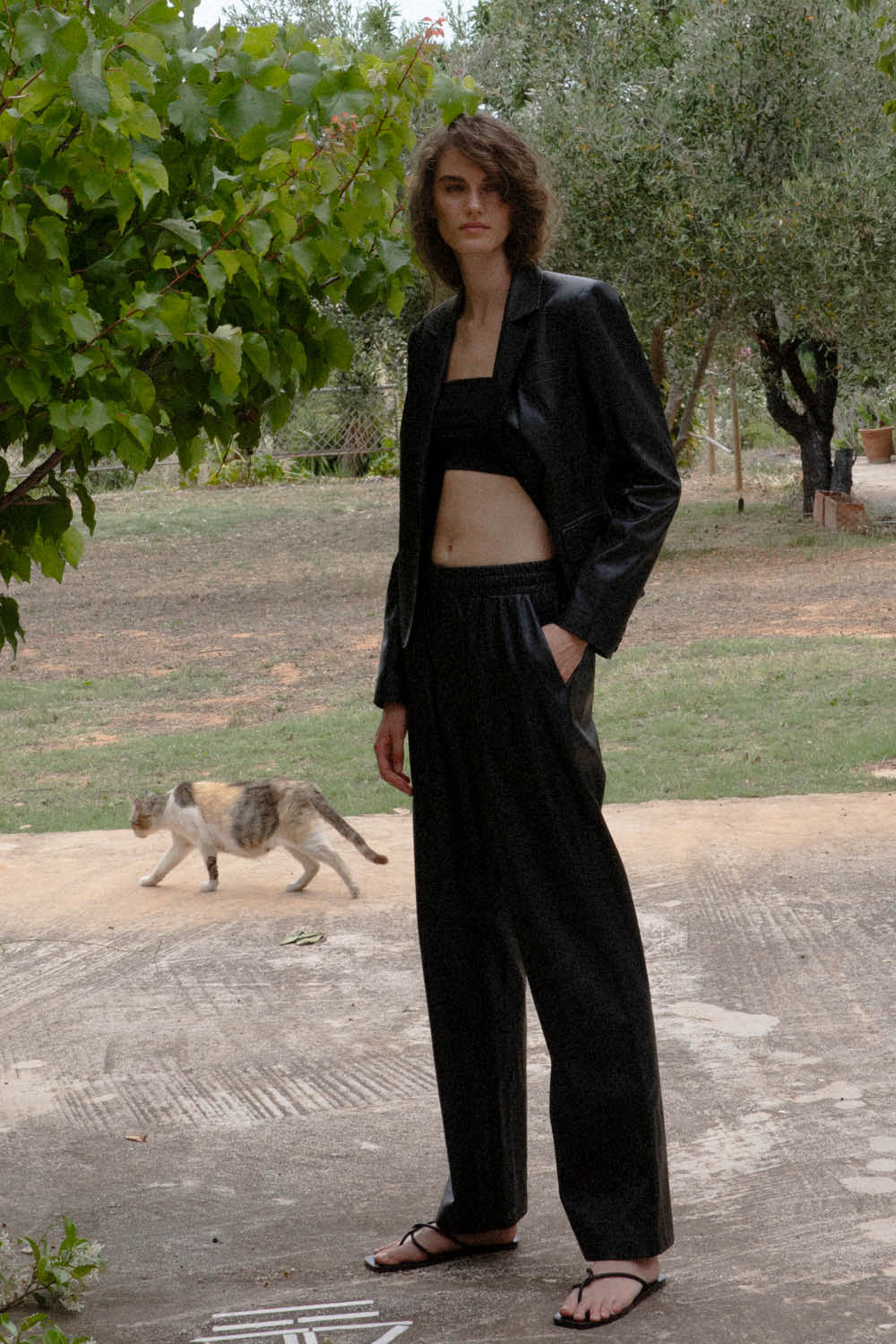 Alyssum Vegan leather Jacket