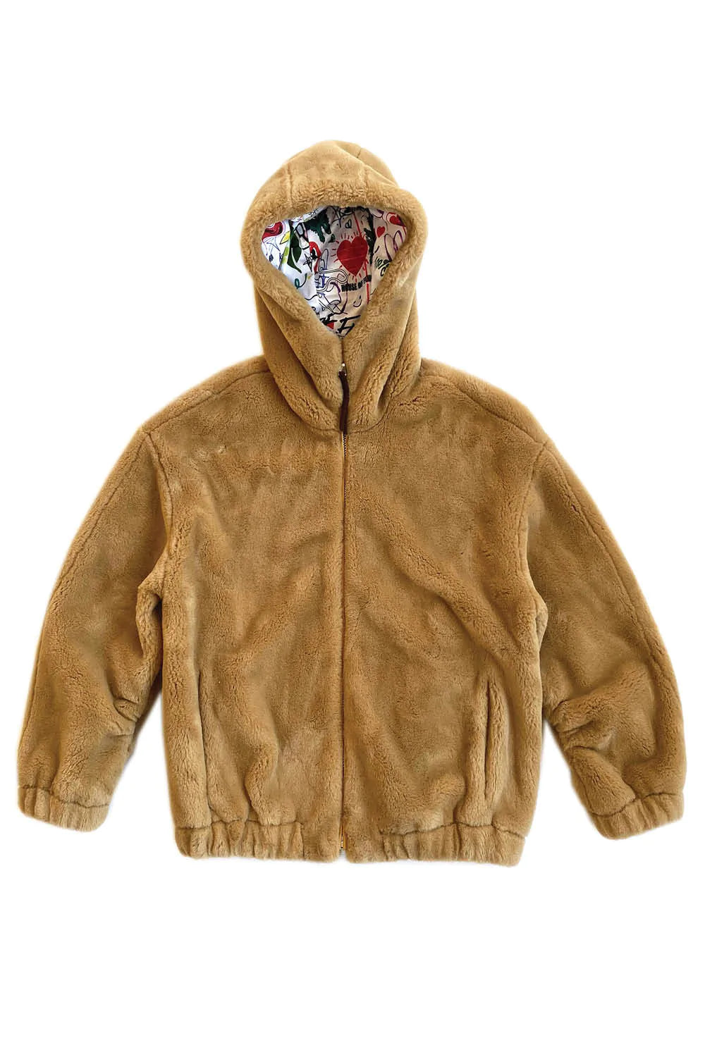 BIOFUR™ Zip Front "Ski" Jacket - Camel