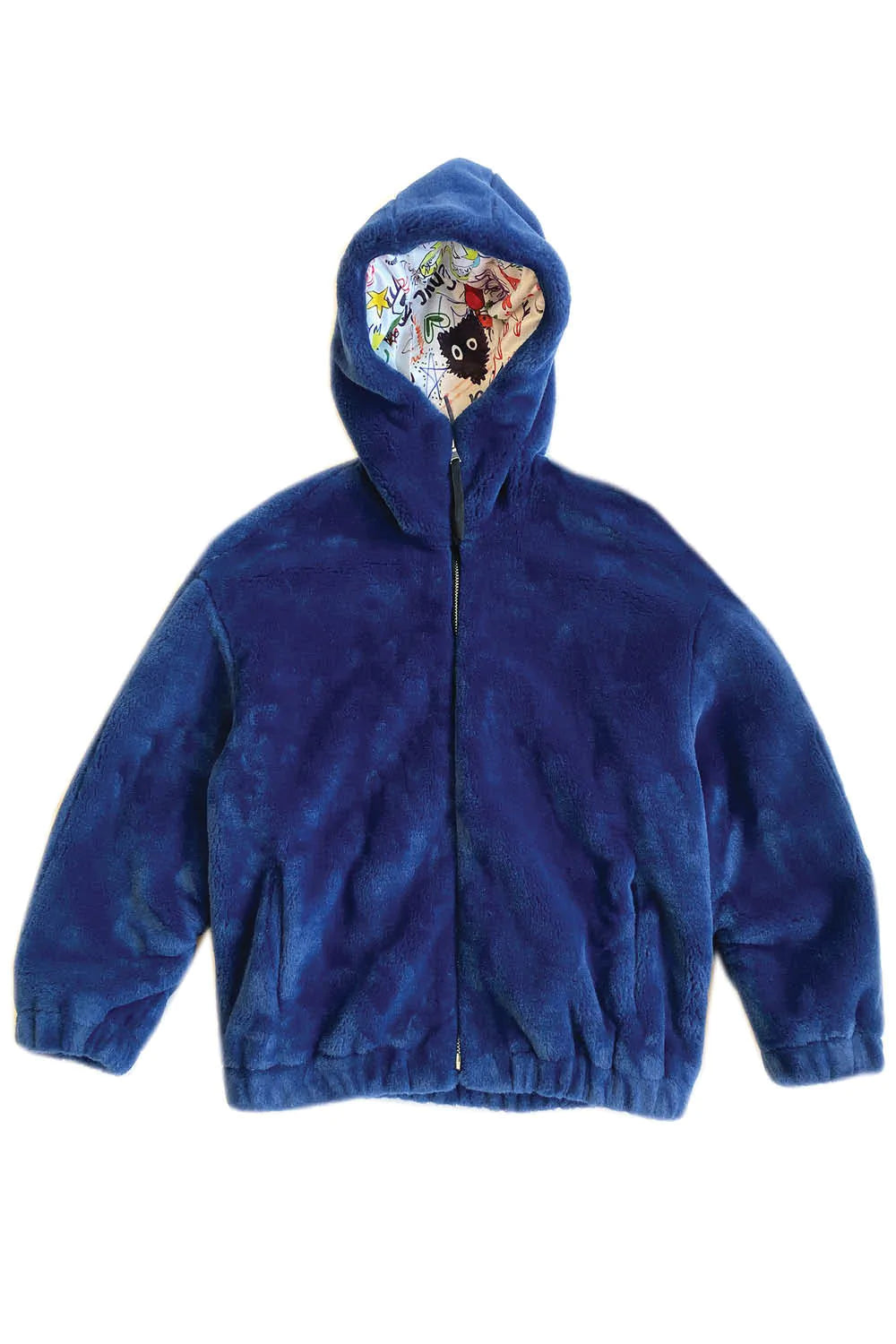 BIOFUR™ Zip Front "Ski" Jacket - Marine Blue