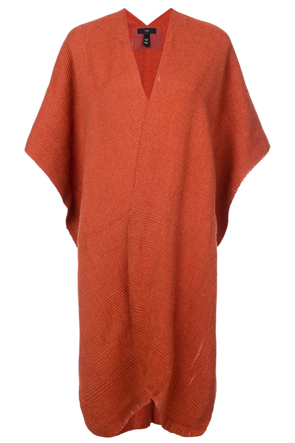 Alpaca Short Duster in Burnt Orange