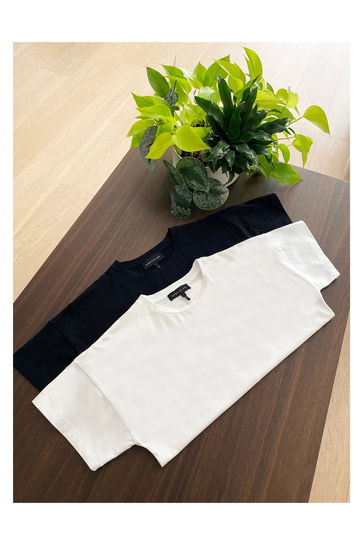 Bevin Black Organic Cotton Boyfriend T-Shirt Set