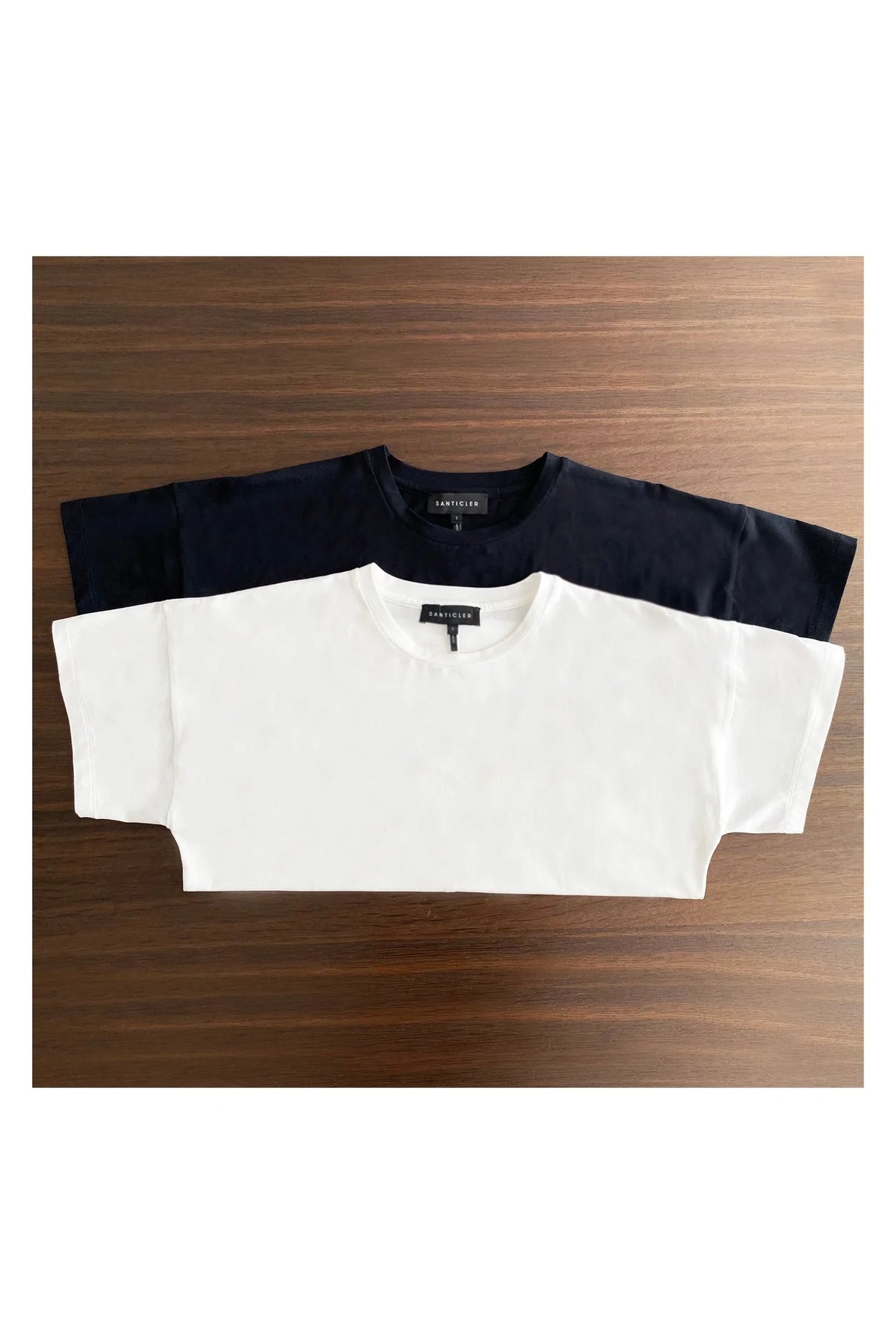 Bevin Black Organic Cotton Boyfriend T-Shirt Set
